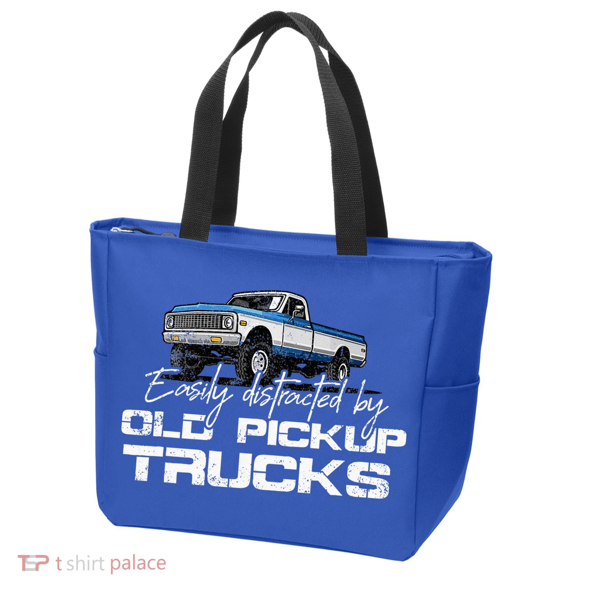 Easily Distracted By Old Pickup Trucks Tote Bag
