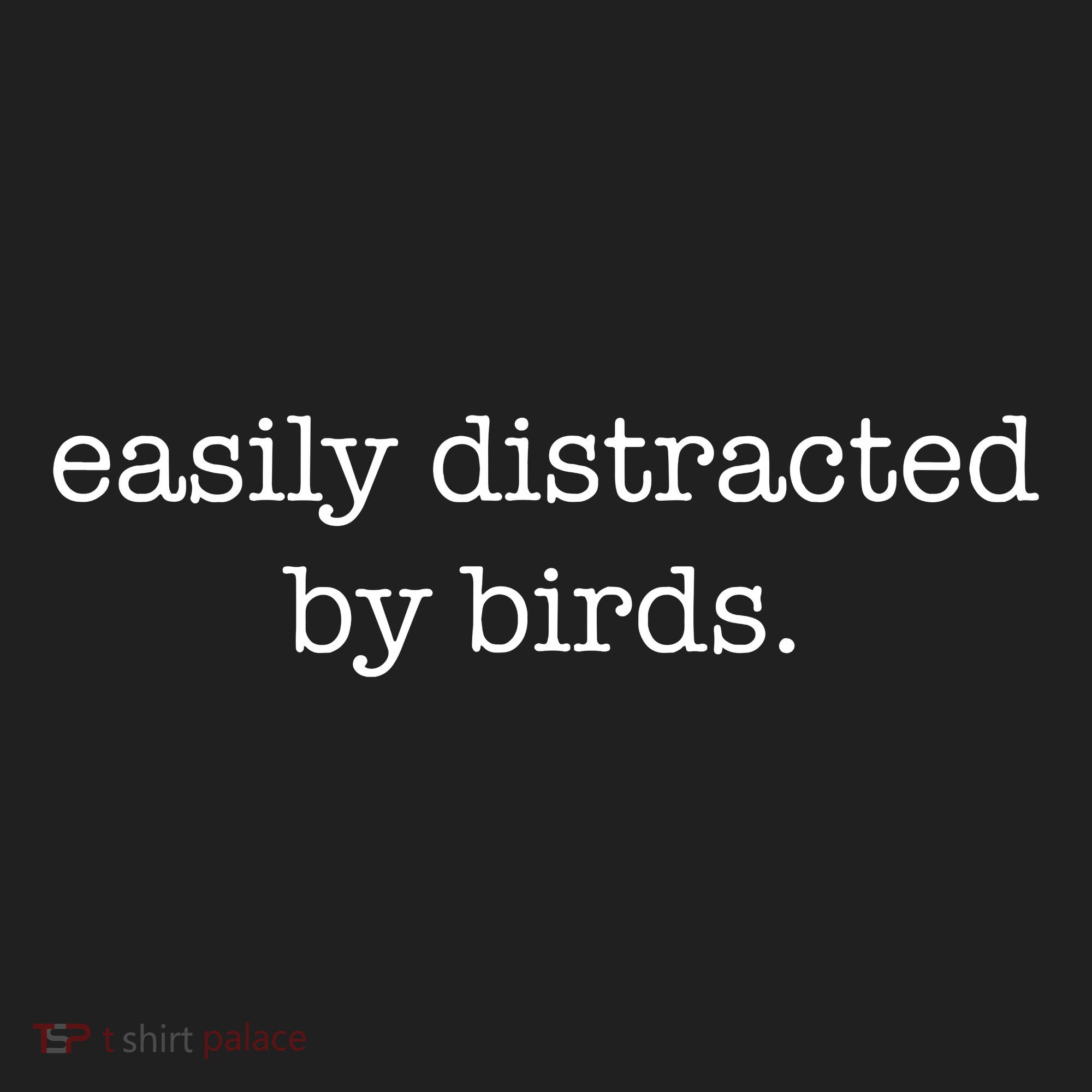 Easily Distracted By Birds Minimalist Birdwatching Birder Women's Sweatshirt