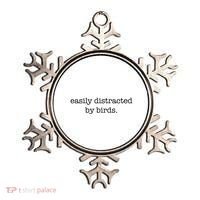 Easily Distracted By Birds Minimalist Birdwatching Birder Ornament thumb 0