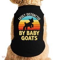 Easily Distracted By Goats Funny Goat Lovers Graphic Gift Doggie Tank thumb 0