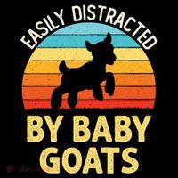 Easily Distracted By Goats Funny Goat Lovers Graphic Gift Coffee Mug thumb 5