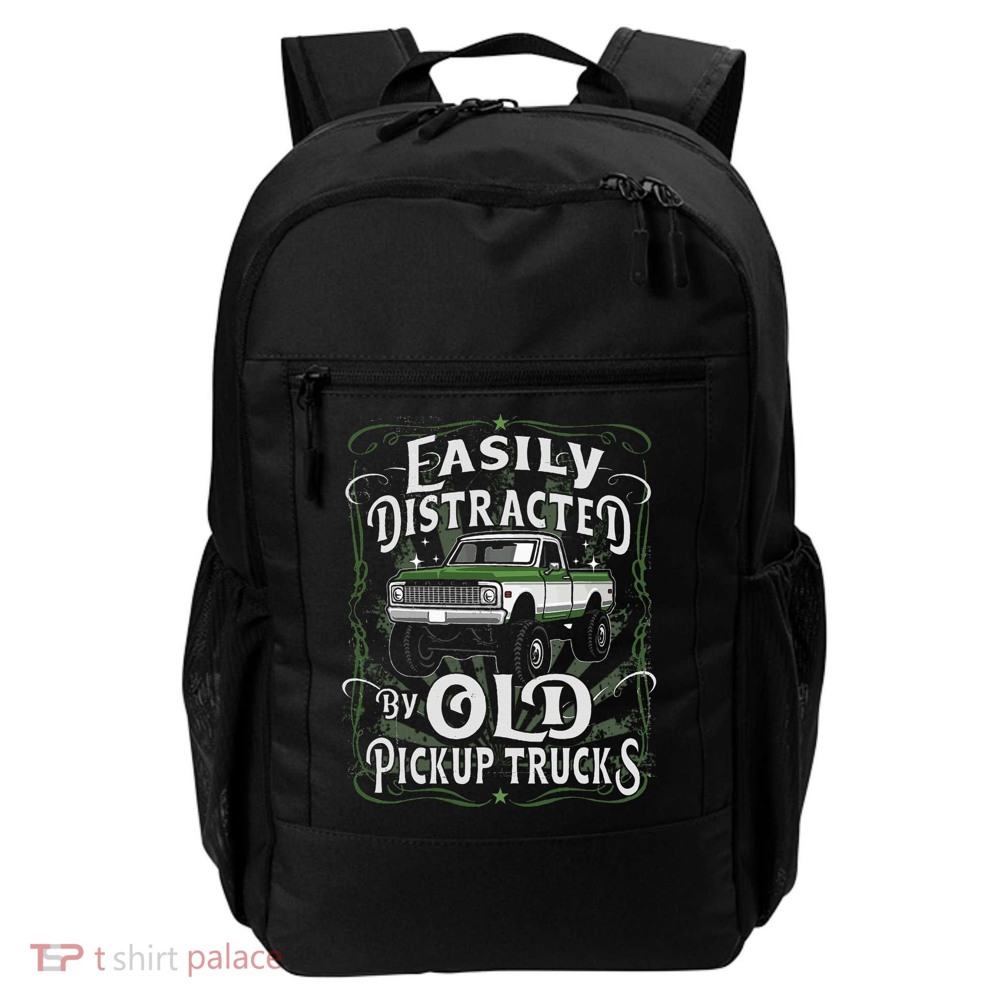 Easily Distracted By Old Pickup Trucks Easily Distracted By Backpack