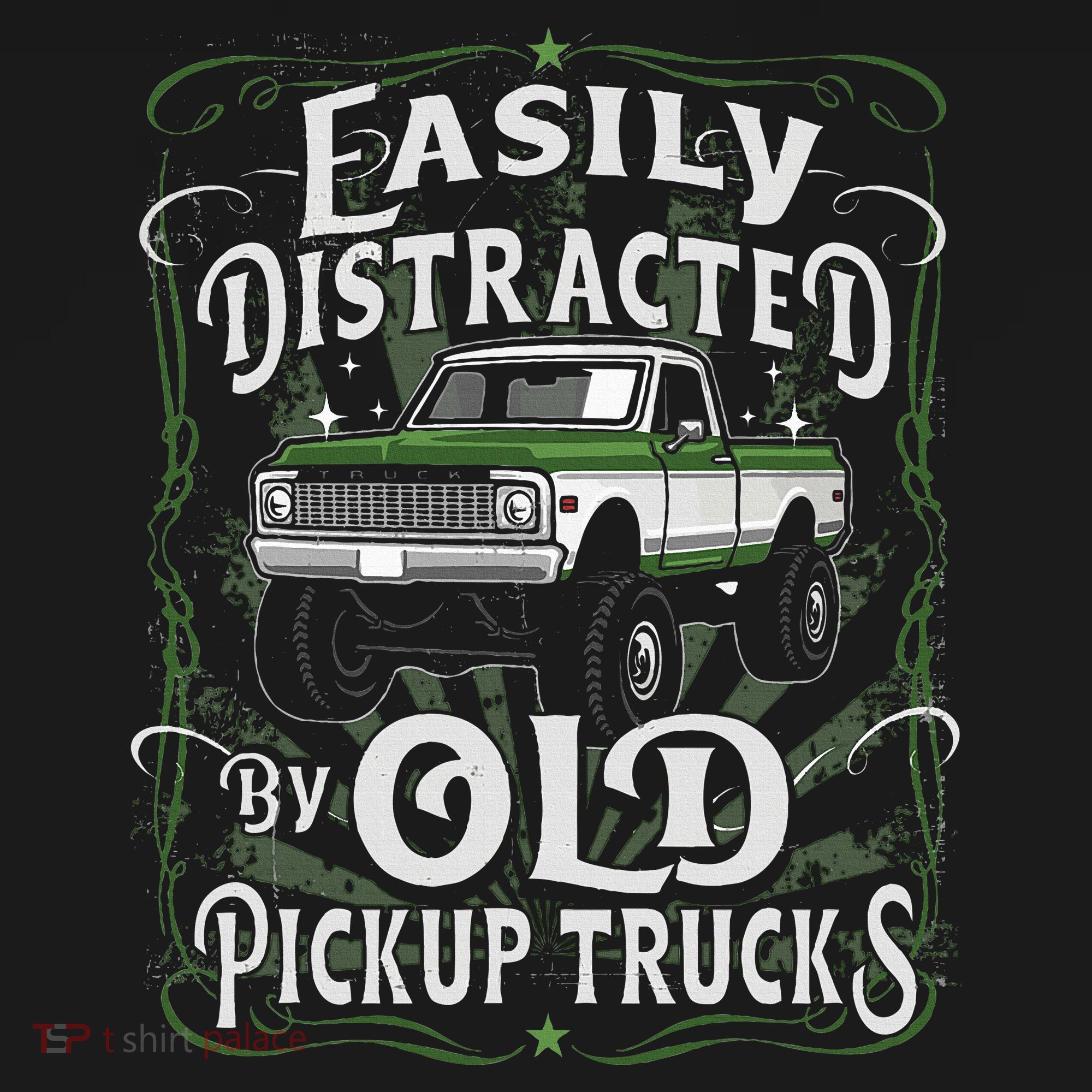 Easily Distracted By Old Pickup Trucks Easily Distracted By Ornament