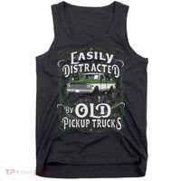 Easily Distracted By Old Pickup Trucks Easily Distracted By Tank Top thumb 0