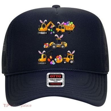 Easter day Bunny Construction Trucks Funny Boy Hat