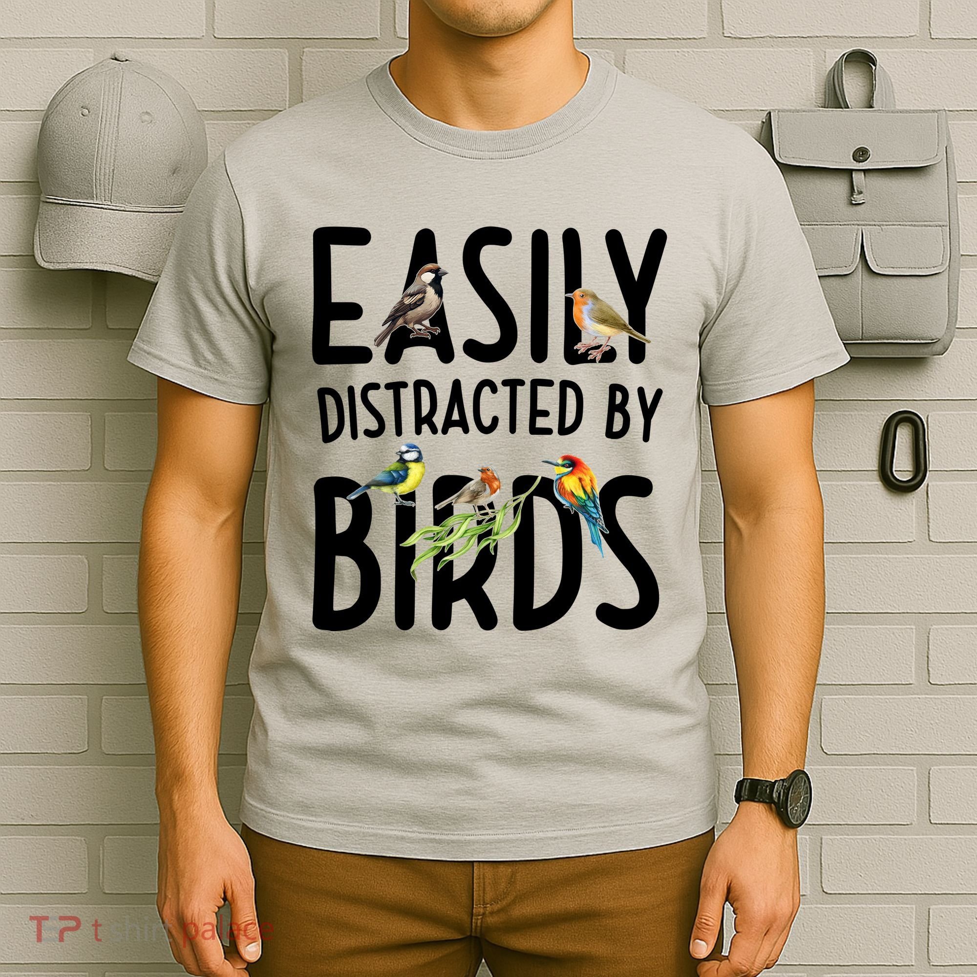 Easily Distracted By Birds T-Shirt