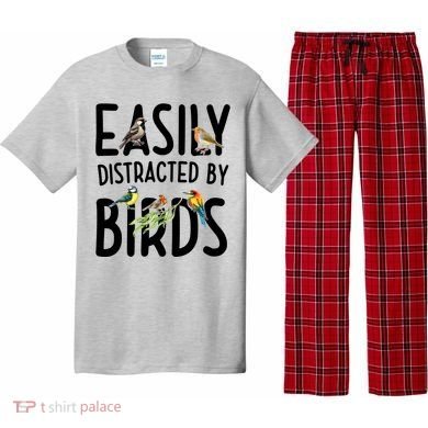 Easily Distracted By Birds Pajama Set