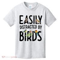Easily Distracted By Birds Kids T-Shirt thumb 0