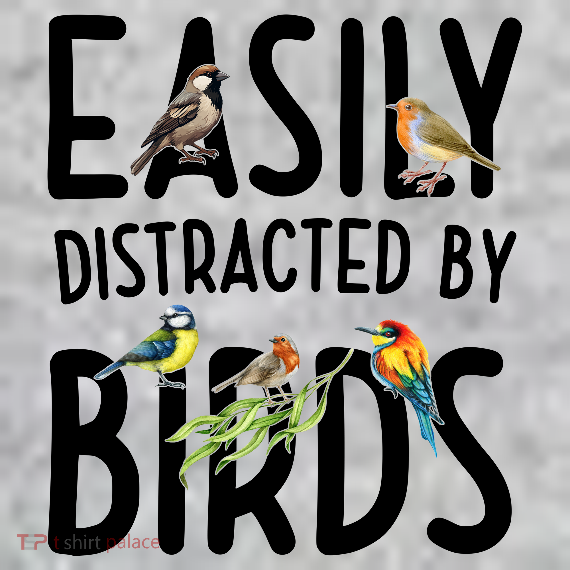 Easily Distracted By Birds Kids T-Shirt