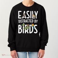 Easily Distracted By Birds Women's Sweatshirt thumb 0