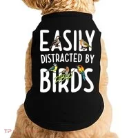 Easily Distracted By Birds Doggie Tank thumb 0