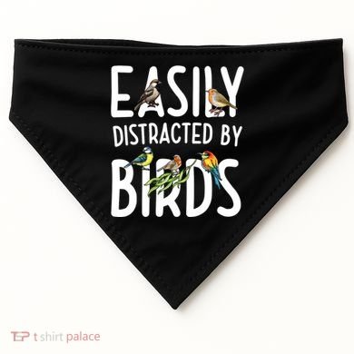 Easily Distracted By Birds USA-Made Doggie Bandana