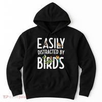 Easily Distracted By Birds Hoodie thumb 0