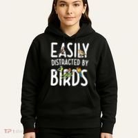 Easily Distracted By Birds Hoodie thumb 5