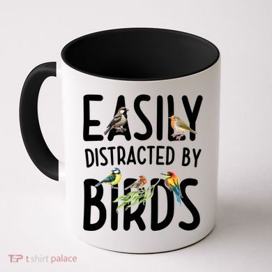 Easily Distracted By Birds Coffee Mug