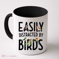 Easily Distracted By Birds Coffee Mug thumb 0