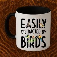Easily Distracted By Birds Coffee Mug thumb 2