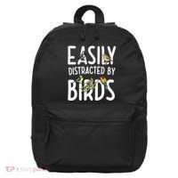 Easily Distracted By Birds 16 in Basic Backpack thumb 0