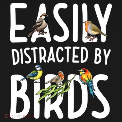 Easily Distracted By Birds 16 in Basic Backpack