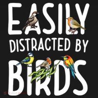 Easily Distracted By Birds 16 in Basic Backpack thumb 2