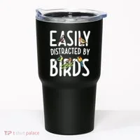 Easily Distracted By Birds Tumbler thumb 0