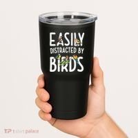 Easily Distracted By Birds Tumbler thumb 2