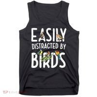 Easily Distracted By Birds Tank Top thumb 0