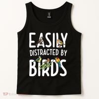 Easily Distracted By Birds Tank Top thumb 2