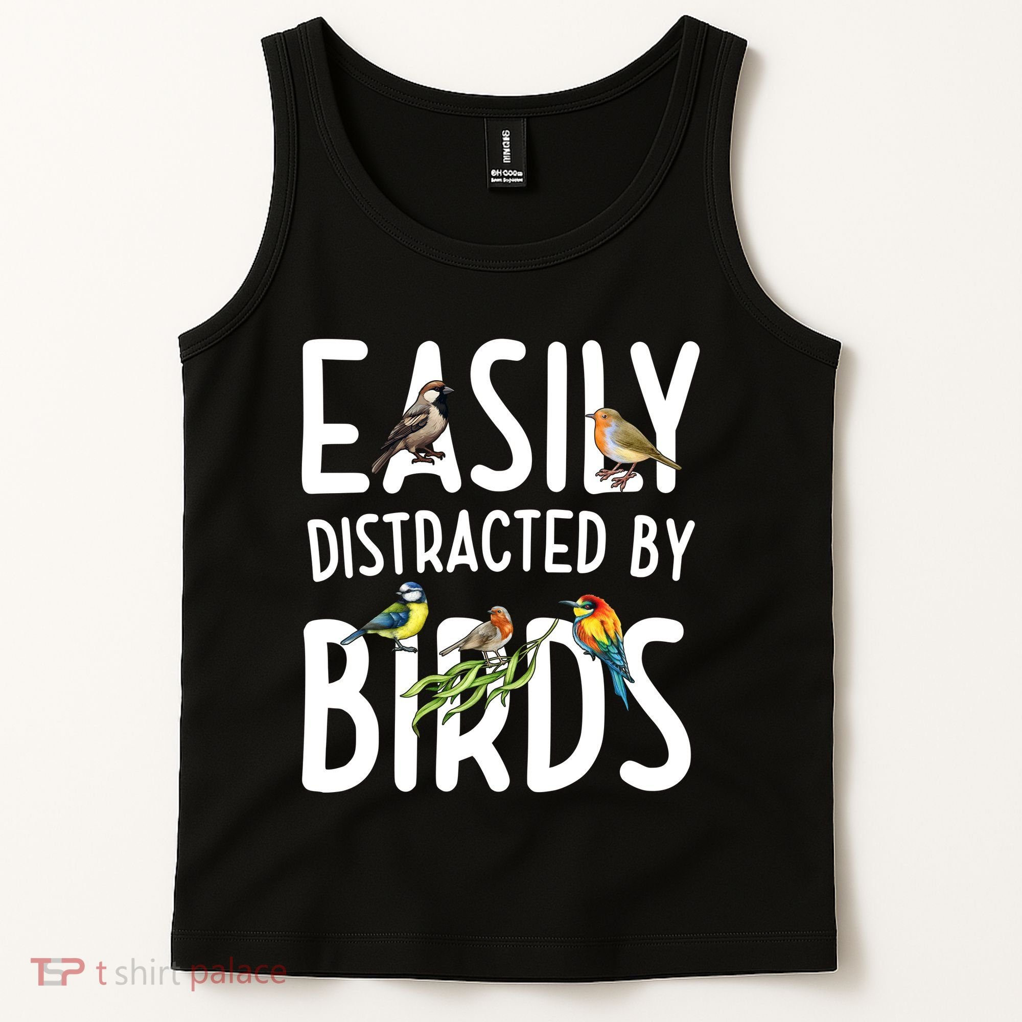 Easily Distracted By Birds Tank Top