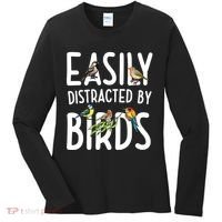 Easily Distracted By Birds Women's Long Sleeve Shirt thumb 0