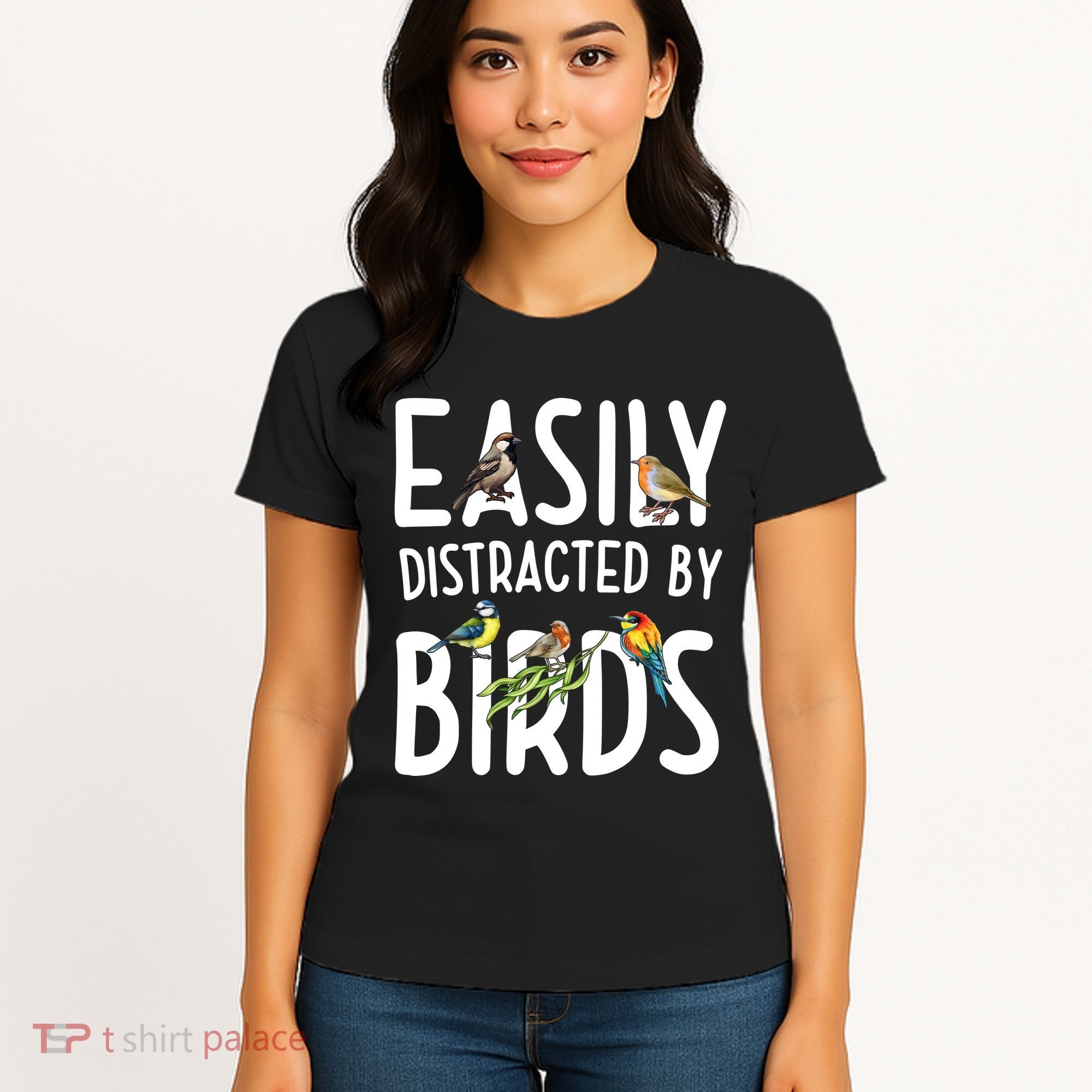 Easily Distracted By Birds Women's T-Shirt