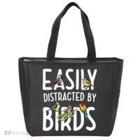 Easily Distracted By Birds Tote Bag thumb 0