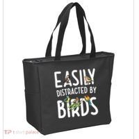 Easily Distracted By Birds Tote Bag thumb 2