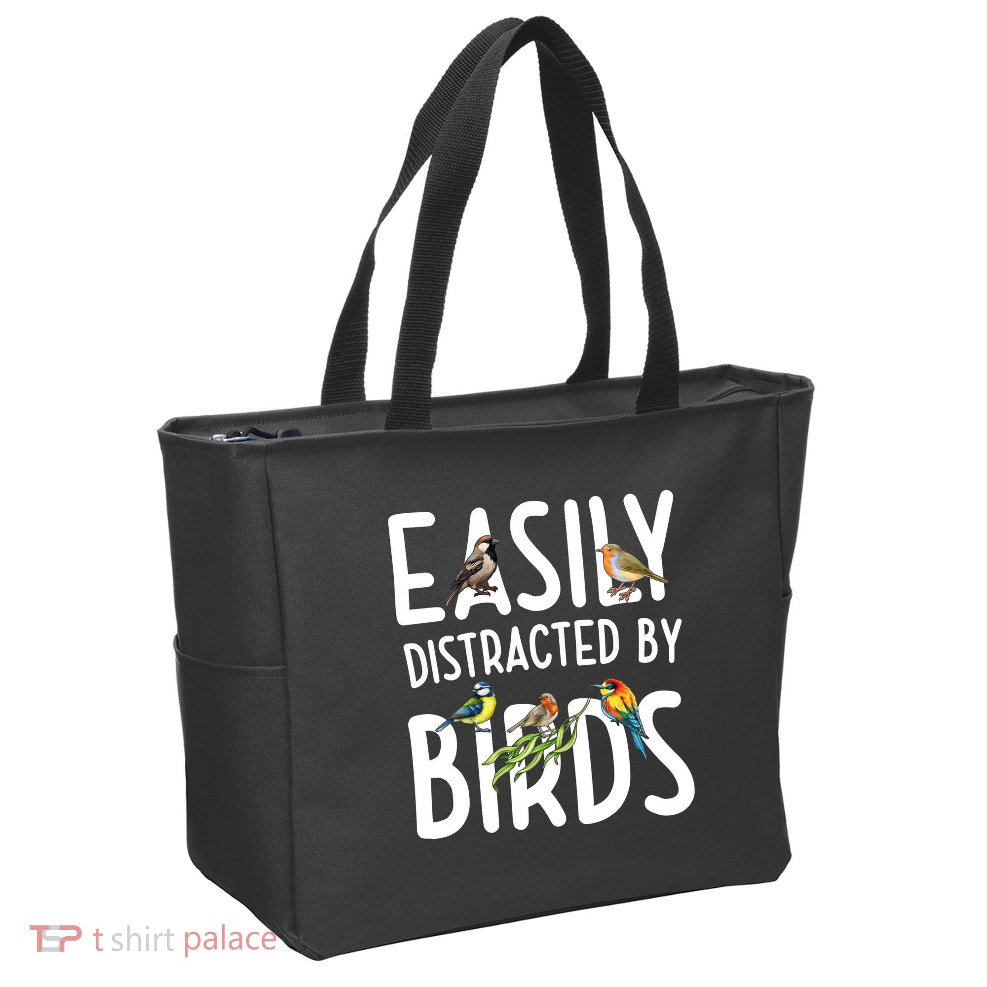 Easily Distracted By Birds Tote Bag
