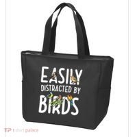 Easily Distracted By Birds Tote Bag thumb 3