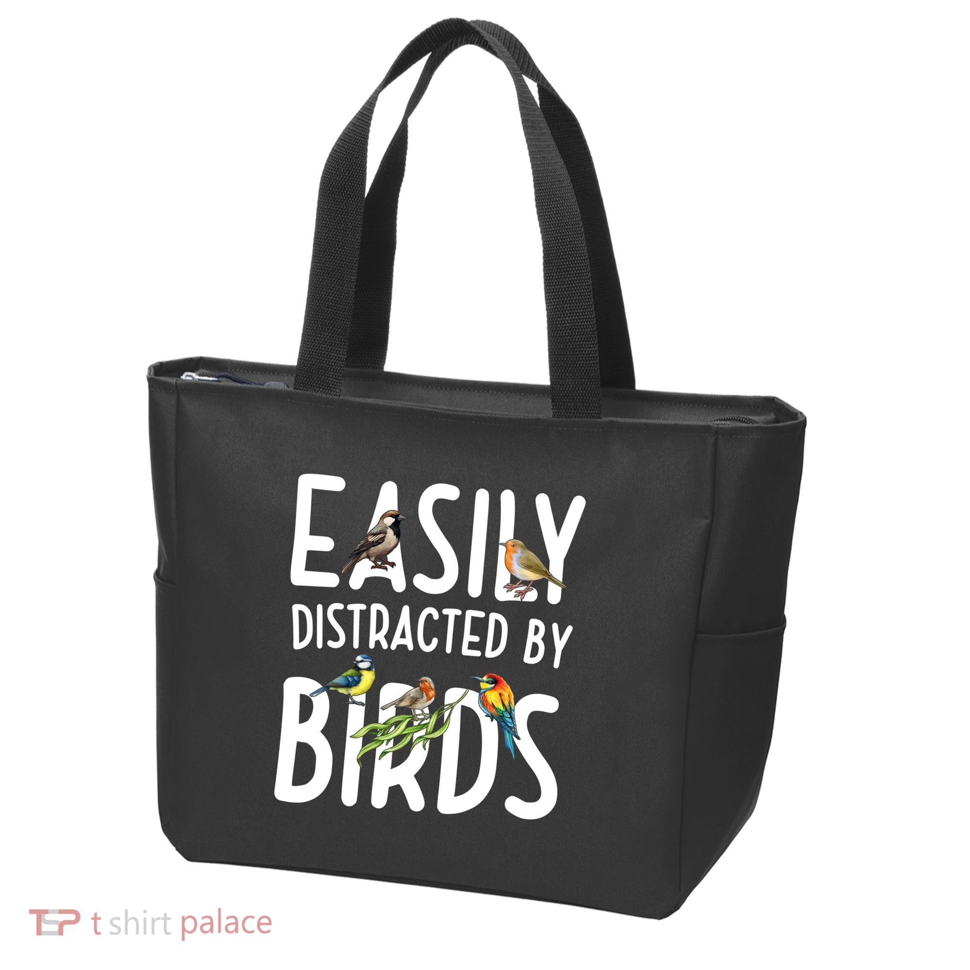 Easily Distracted By Birds Tote Bag