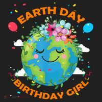 Earth Day Birthday Planet April 22nd Bday Environt Gift Beanie thumb 2