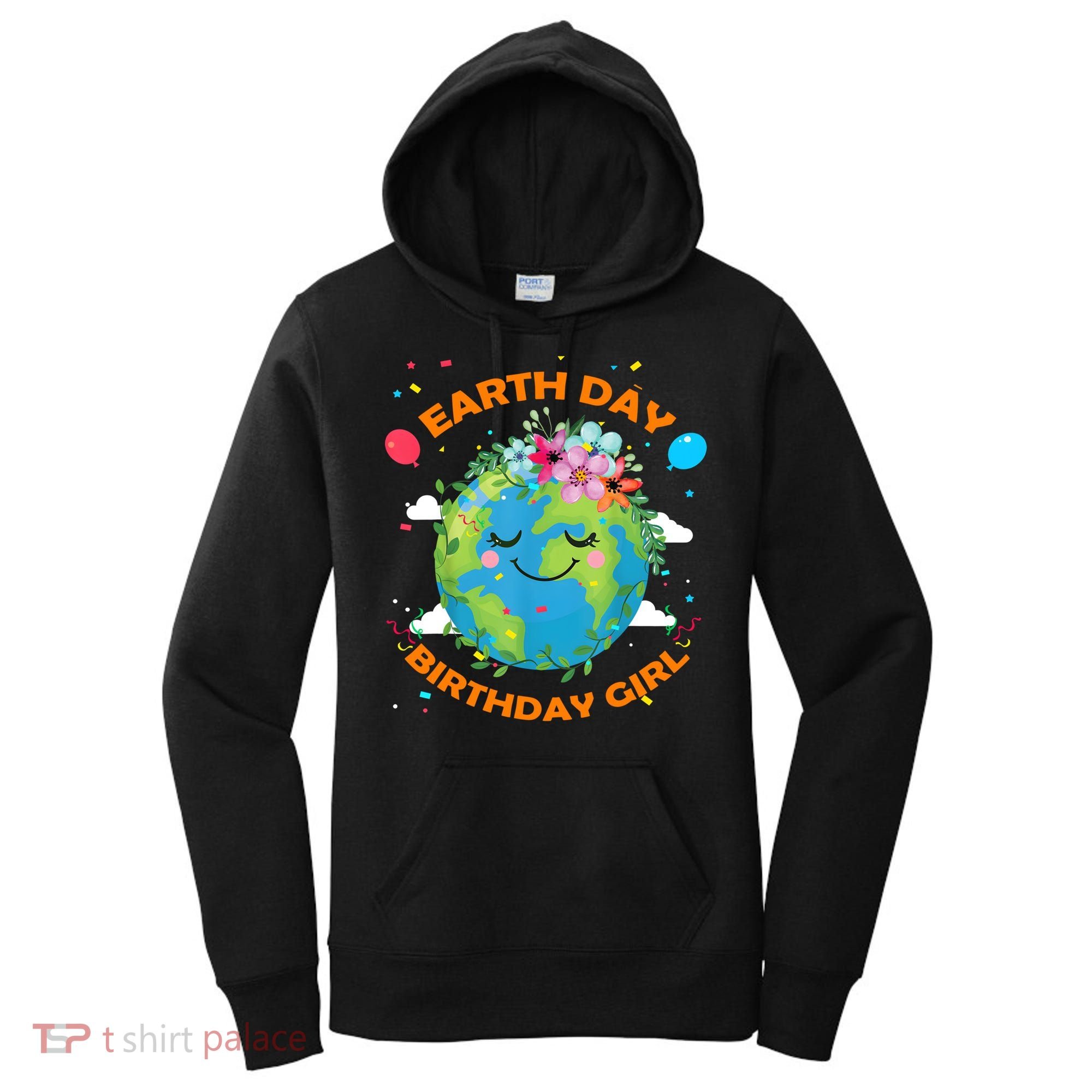 Earth Day Birthday Planet April 22nd Bday Environt Gift Women's Hoodie