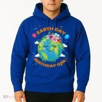 Earth Day Birthday Planet April 22nd Bday Environt Gift Hoodie thumb 2