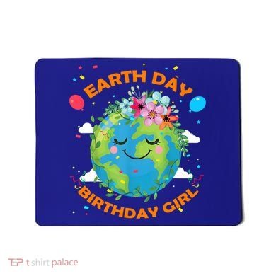 Earth Day Birthday Planet April 22nd Bday Environt Gift Mousepad