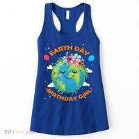 Earth Day Birthday Planet April 22nd Bday Environt Gift Women's Tank Top thumb 0