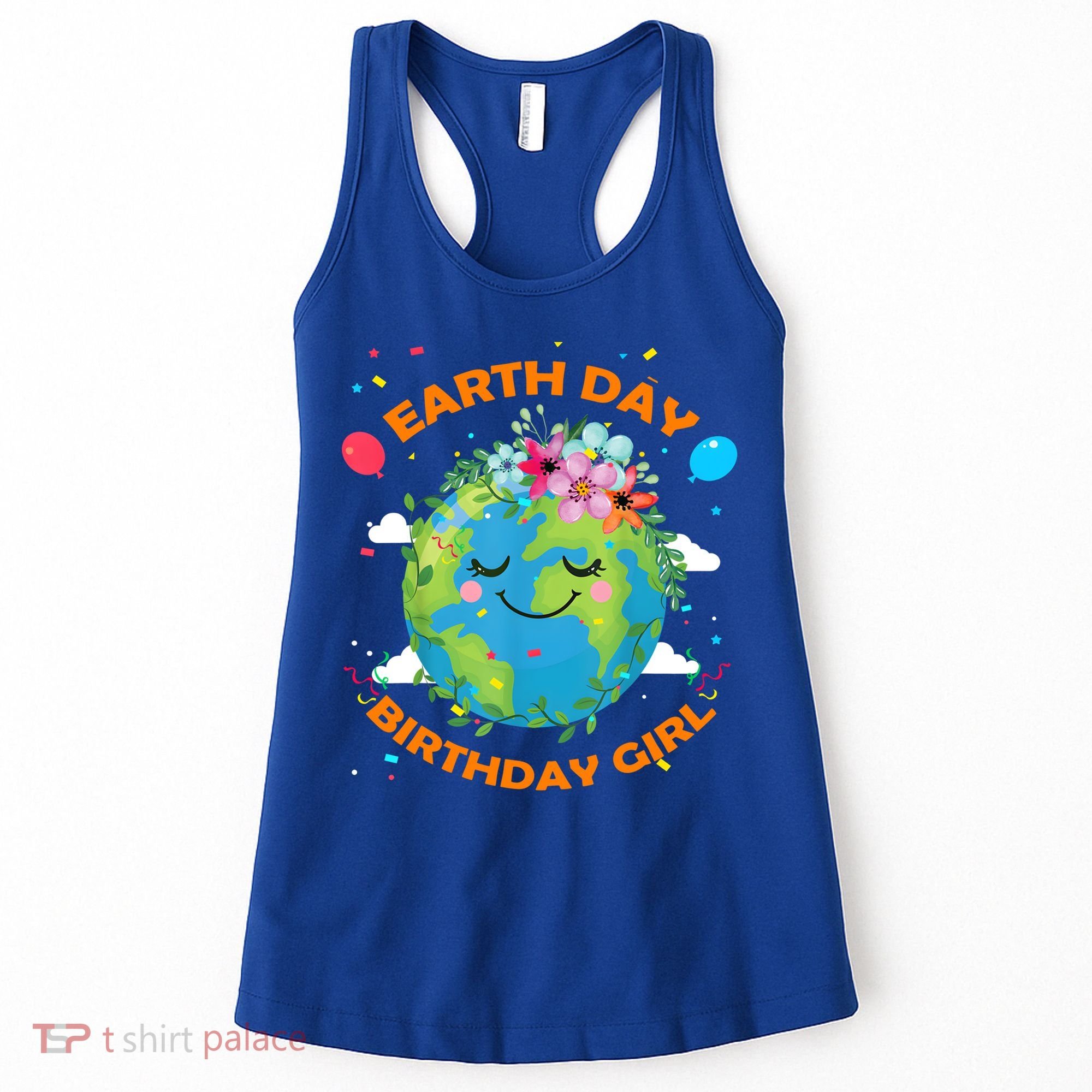 Earth Day Birthday Planet April 22nd Bday Environt Gift Women's Tank Top