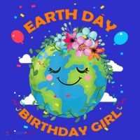 Earth Day Birthday Planet April 22nd Bday Environt Gift Women's Tank Top thumb 5