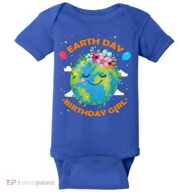 Earth Day Birthday Planet April 22nd Bday Environt Gift Baby Bodysuit