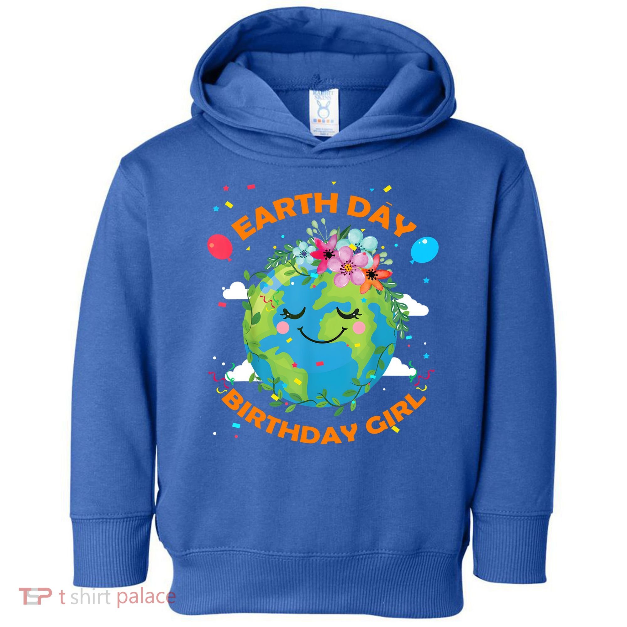 Earth Day Birthday Planet April 22nd Bday Environt Gift Toddler Hoodie