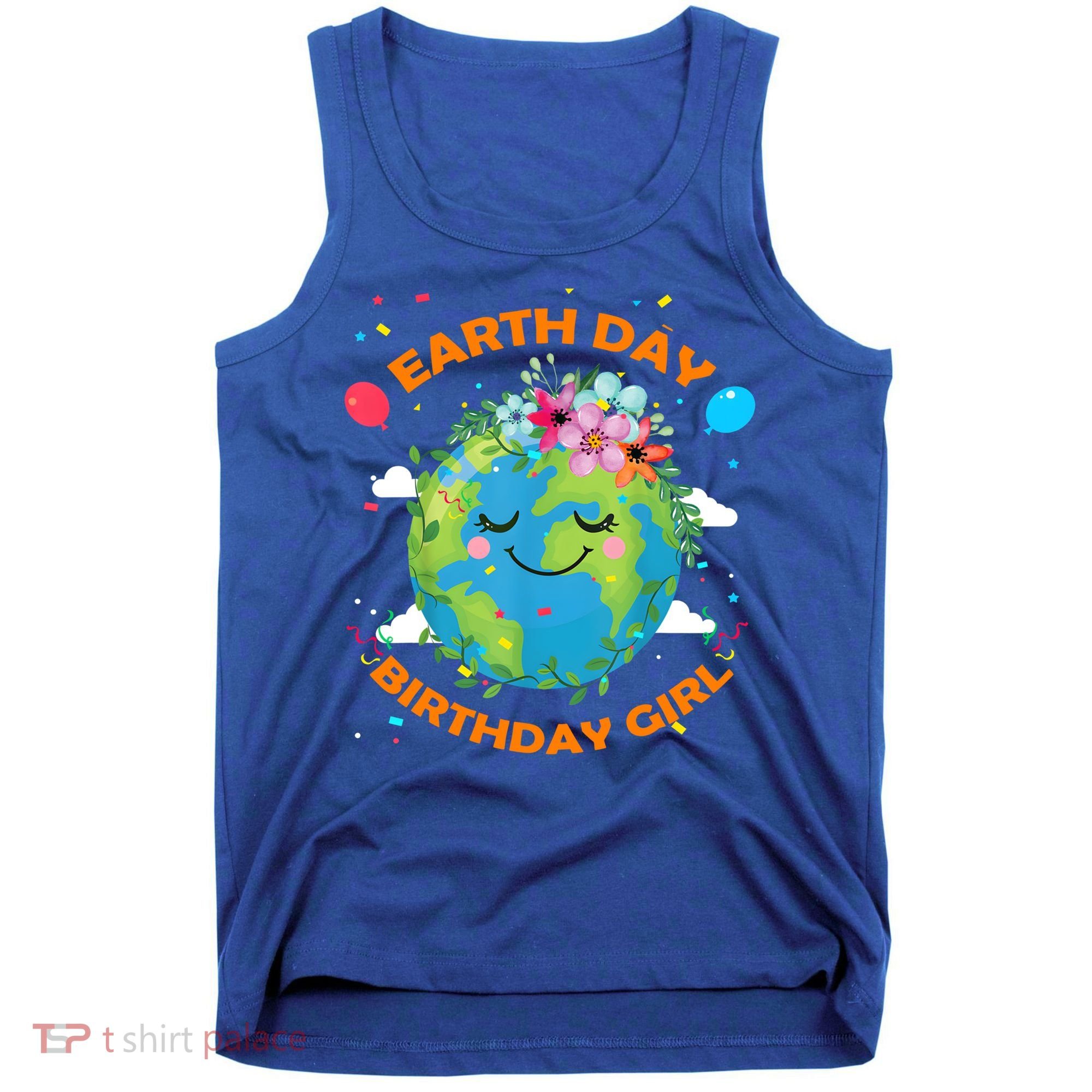 Earth Day Birthday Planet April 22nd Bday Environt Gift Tank Top