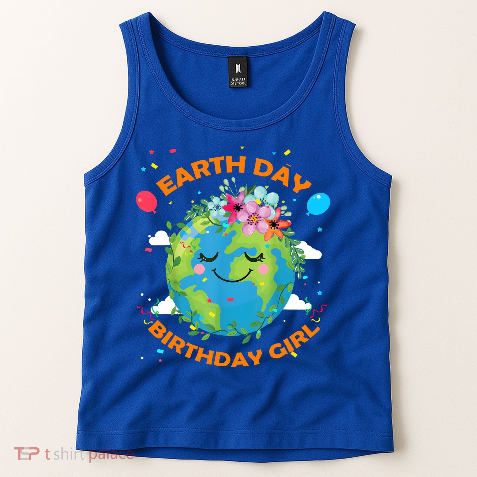 Earth Day Birthday Planet April 22nd Bday Environt Gift Tank Top