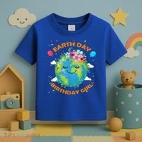 Earth Day Birthday Planet April 22nd Bday Environt Gift Toddler T-Shirt thumb 3