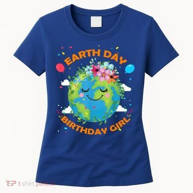 Earth Day Birthday Planet April 22nd Bday Environt Gift Women's T-Shirt