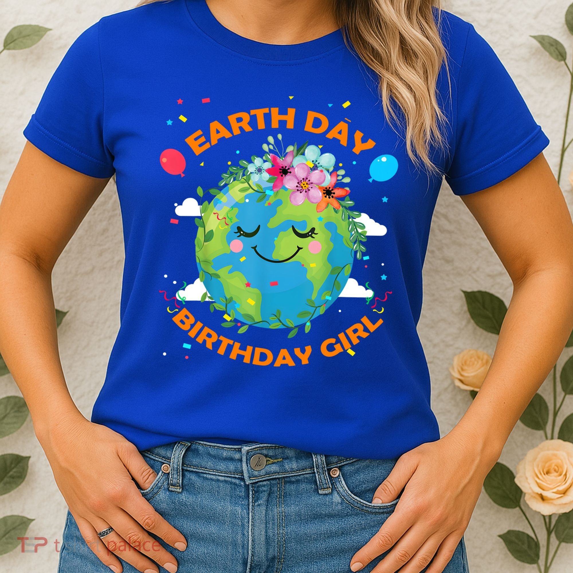 Earth Day Birthday Planet April 22nd Bday Environt Gift Women's T-Shirt